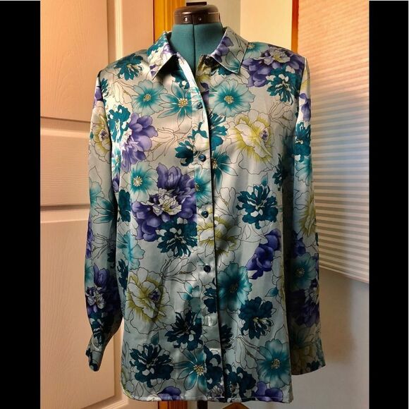 Beautiful blouse by Leslie Fay size 16 - Picture 1 of 3